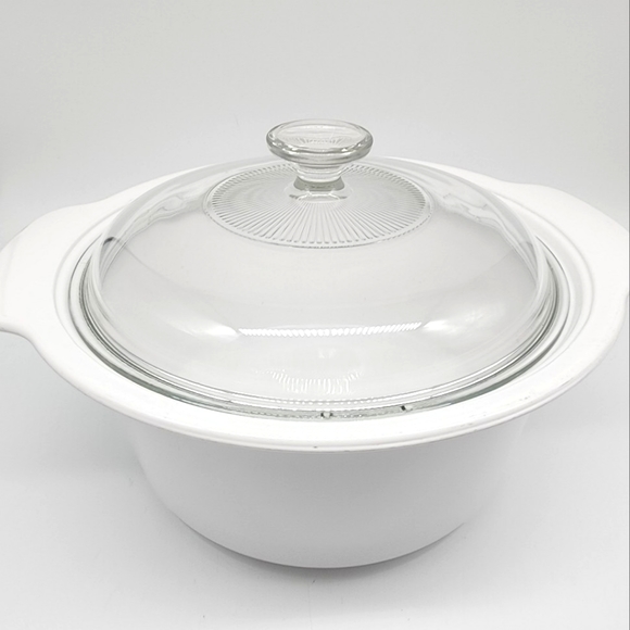 Corningware Kitchen Corning White Vision 35l Dutch Oven 97s Poshmark